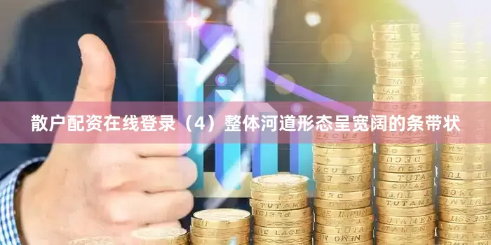 散户配资在线登录（4）整体河道形态呈宽阔的条带状